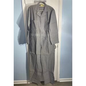 Vintage Universal Overall Stonecutter Pinstripe Coverall Size 44 Union